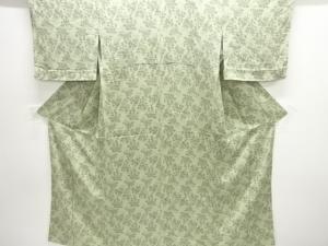 田舎風景模様単衣小紋着物